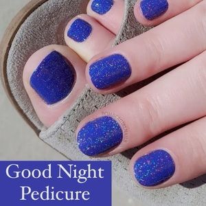 NEW Color Street 100% Real Nail Pedicure Polish Strips-Good Night